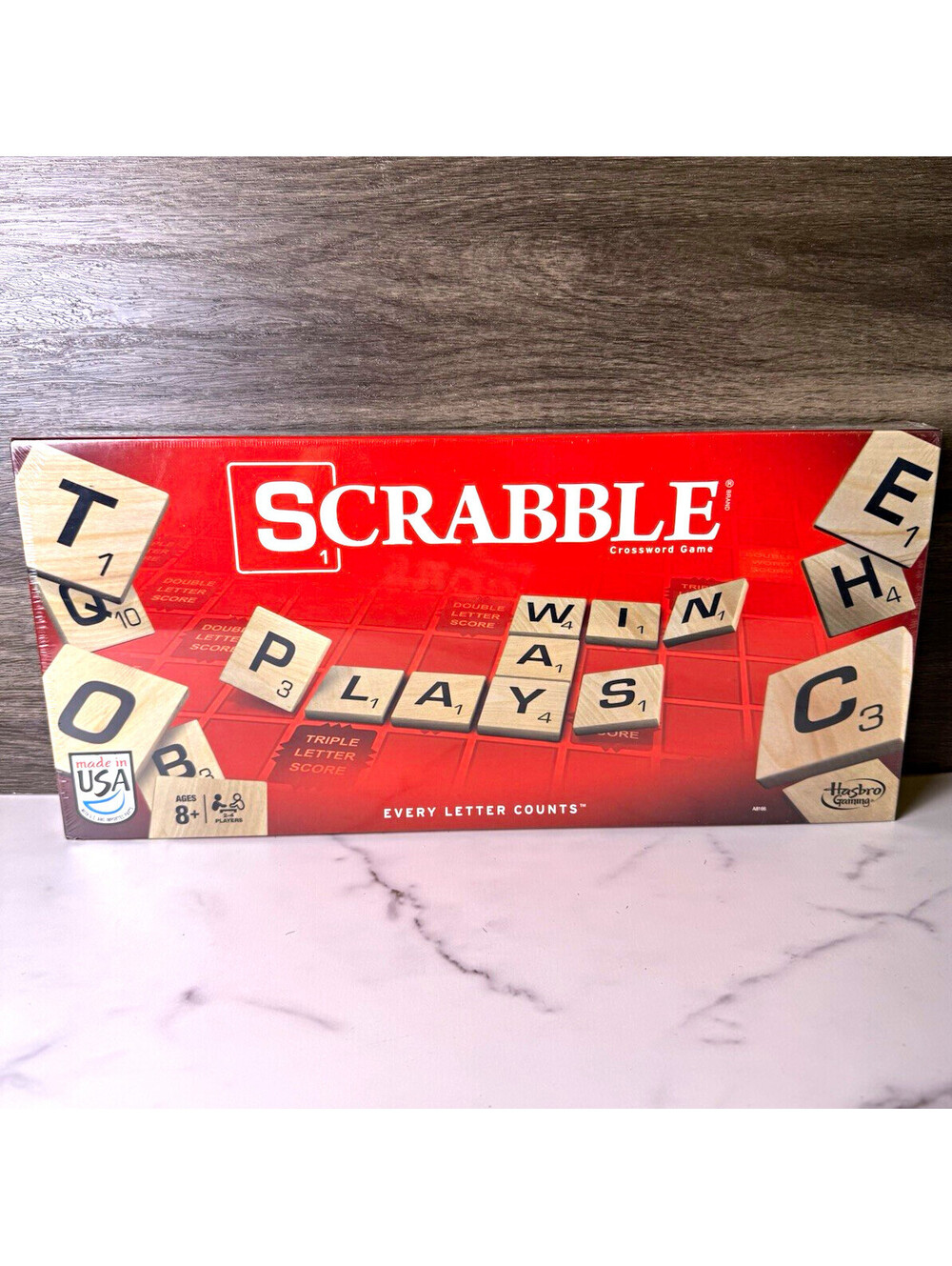 NEW SEALED Hasbro Scrabble Crossword Board Game